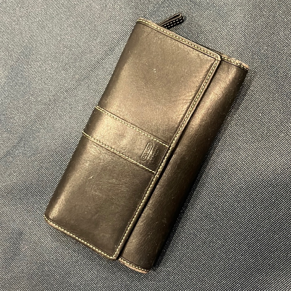 Coach Wallet. Buttery soft black leather. Used condition.